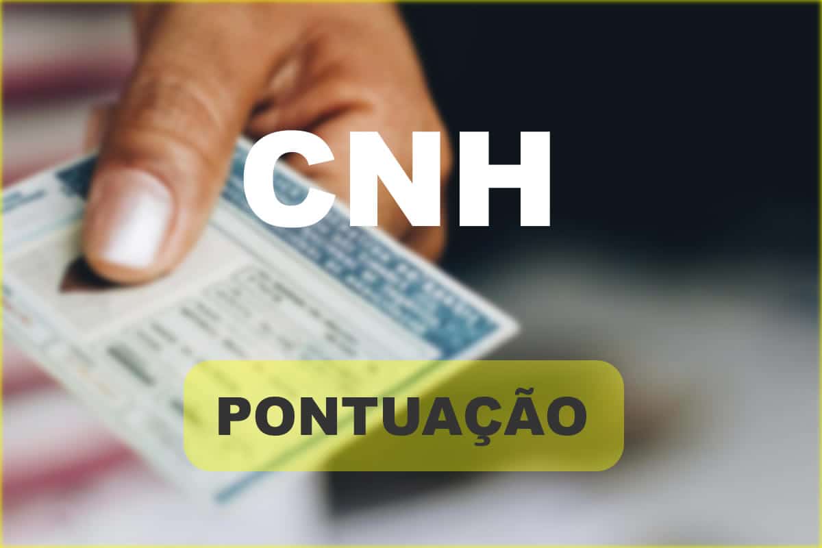 pontuação cnh