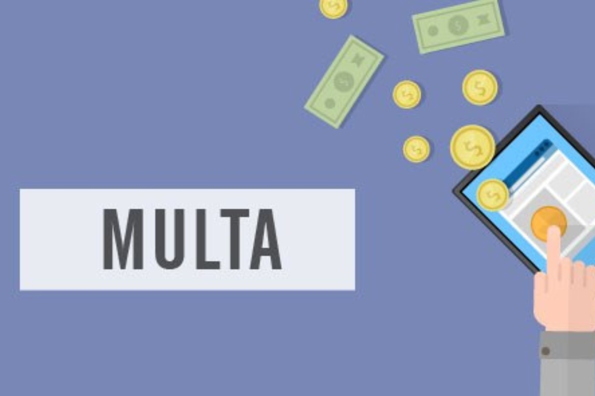 Pagamento de multa online com dinheiro دولار.