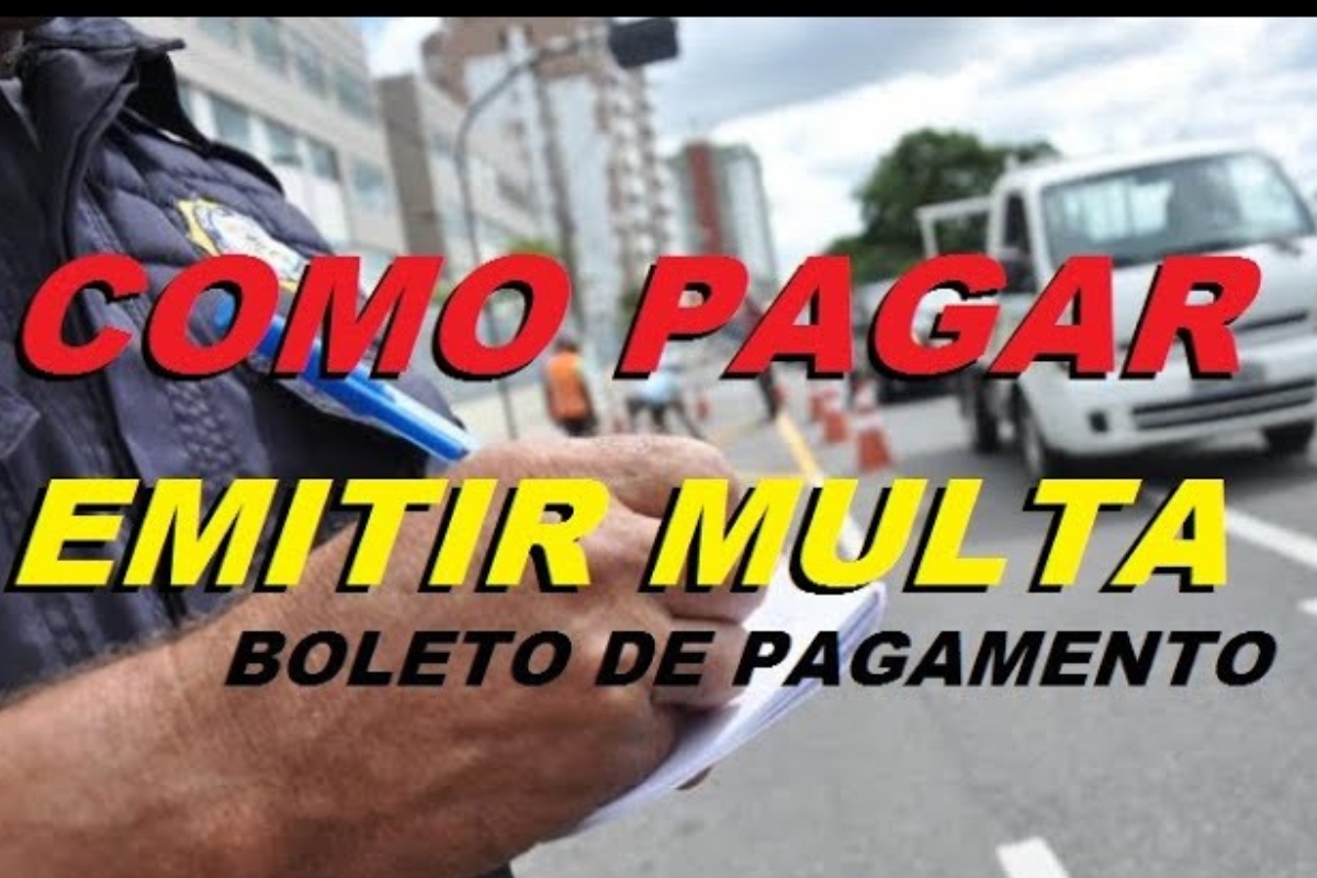 Como pagar e emitir boleto de multa.