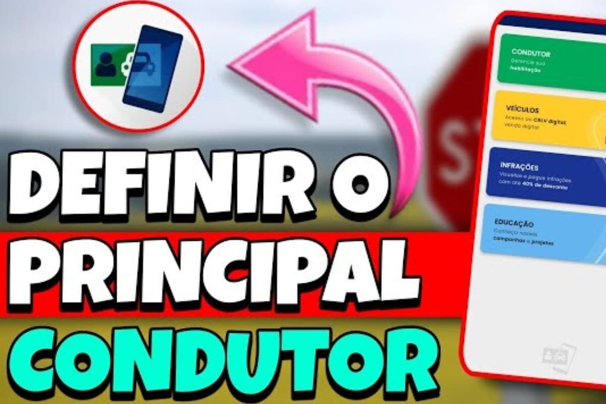 Orientações para definir o principal condutor no aplicativo