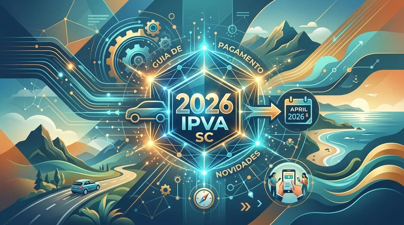 Guia IPVA 2026 SC com calendário e pagamento